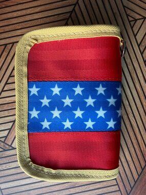 New Wonder Woman Inspired/Harveys SBB Reimagined Fun Size Wallet (FSW)